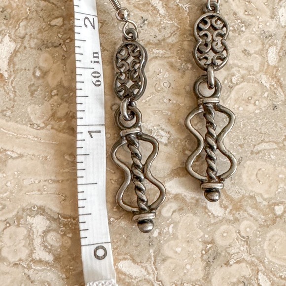 Vintage 90s drop earrings these - Picture 3 of 3